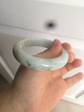 Load image into Gallery viewer, 54.8mm certified type A 100% Natural green/yellow/purple(FU LU SHOU) jadeite jade bangle M82-2114