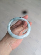 Load image into Gallery viewer, 58mm Certified Type A 100% Natural green/white Jadeite Jade bangle AX79-4354