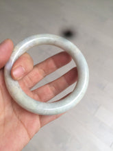 Load image into Gallery viewer, 56.8mm certified 100% natural type A light green/purple/yellow round cut jadeite jade bangle D121-8931