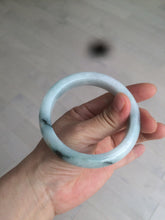 Load image into Gallery viewer, 58mm Certified Type A 100% Natural green/white Jadeite Jade bangle AX79-4354