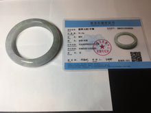 Load image into Gallery viewer, 61mm Certified Type A 100% Natural white/light purple/brown/yellow/gray (FU LU SHOU) Jadeite Jade bangle BF106-8636