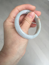 Load image into Gallery viewer, 49mm Certified Type A 100% Natural light green red oval Jadeite Jade bangle BM68