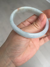 Load image into Gallery viewer, 49mm Certified Type A 100% Natural light green red oval Jadeite Jade bangle BM68