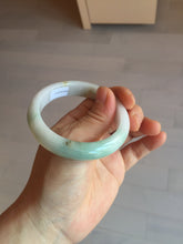 Load image into Gallery viewer, 52.2mm 100% natural certified sunny green/white(白底青) jadeite jade bangle BL34-5237