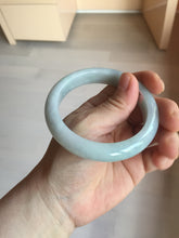 Load image into Gallery viewer, 57.5mm Certified 100% natural Type A light green white jadeite jade bangle B116-5269