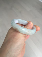 Load image into Gallery viewer, 49mm Certified Type A 100% Natural light green red oval Jadeite Jade bangle BM68