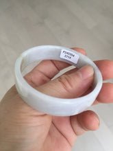 Load image into Gallery viewer, 51mm Certified Type A 100% Natural light purple/white square Jadeite Jade bangle BN93-2719