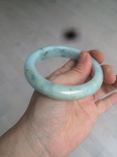 Load image into Gallery viewer, 57.4mm certified type A 100% Natural green/blue/purple jadeite jade bangle M81-2106