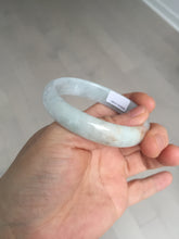 Load image into Gallery viewer, 49mm Certified Type A 100% Natural light green red oval Jadeite Jade bangle BM68