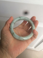 Load image into Gallery viewer, 57.4mm certified type A 100% Natural green/blue/purple jadeite jade bangle M81-2106