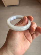 Load image into Gallery viewer, 46mm Certified Type A 100% Natural icy watery light green white clear Jadeite Jade bangle BS88-6685