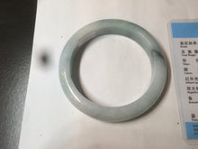 Load image into Gallery viewer, 58mm Certified Type A 100% Natural green/white Jadeite Jade bangle AX79-4354