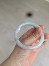 Load image into Gallery viewer, 56.7mm Certified type A 100% Natural green/blue/purple Jadeite Jade bangle L141-9629