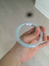 Load image into Gallery viewer, 56.7mm Certified type A 100% Natural green/blue/purple Jadeite Jade bangle L141-9629