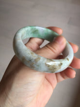 Load image into Gallery viewer, AllaboutjadeCanada.com only 56mm certified 100% natural Type A sunny green purple brown black jadeite jade bangle AZ175-0511 add on item