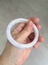Load image into Gallery viewer, 56mm certified 100% natural type A icy watery green/purple jadeite jade bangle BN90-3561