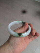 Load image into Gallery viewer, 60mm certified 100% natural type A green white jadeite jade bangle AY75-1734