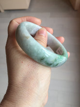 Load image into Gallery viewer, AllaboutjadeCanada.com only 56mm certified 100% natural Type A sunny green purple brown black jadeite jade bangle AZ175-0511 add on item