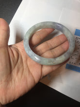 Load image into Gallery viewer, 61.5mm Certified Type A 100% Natural white/light purple/green Jadeite Jade bangle BF108-1925