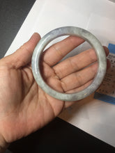 Load image into Gallery viewer, 61.5mm Certified Type A 100% Natural white/light purple/green Jadeite Jade bangle BF108-1925