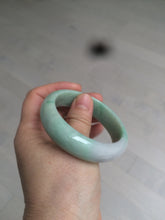 Load image into Gallery viewer, 50mm Certified Type A 100% Natural sunny green/purple tropical beach Jadeite Jade bangle D109-7738