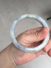 Load image into Gallery viewer, 61.5mm Certified Type A 100% Natural white/light purple/green Jadeite Jade bangle BF108-1925