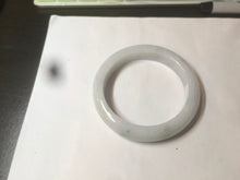 Load image into Gallery viewer, 57mm certified 100% natural type A light green/white jadeite jade bangle AX83-5063