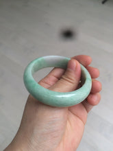 Load image into Gallery viewer, 50mm Certified Type A 100% Natural sunny green/purple tropical beach Jadeite Jade bangle D109-7738