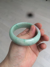 Load image into Gallery viewer, 50mm Certified Type A 100% Natural sunny green/purple tropical beach Jadeite Jade bangle D109-7738
