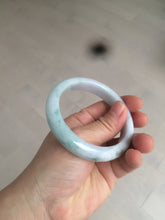 Load image into Gallery viewer, 56.2mm certified Type A 100% Natural green/purple/white Jadeite Jade bangle AY74-5914