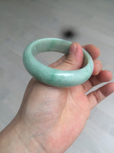 Load image into Gallery viewer, 50mm Certified Type A 100% Natural sunny green/purple tropical beach Jadeite Jade bangle D109-7738