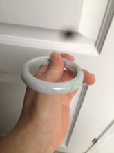 Load image into Gallery viewer, 56.2mm certified Type A 100% Natural green/purple/white Jadeite Jade bangle AY74-5914