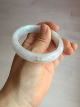 Load image into Gallery viewer, 51.5mm certified 100% natural type A icy watery light green/purple jadeite jade bangle BQ1-8154