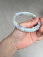 Load image into Gallery viewer, 61.5mm Certified Type A 100% Natural white/light purple/green Jadeite Jade bangle BF108-1925