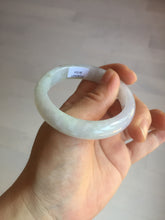 Load image into Gallery viewer, 51.5mm certified 100% natural type A icy watery light green/purple jadeite jade bangle BQ1-8154