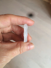 Load image into Gallery viewer, 100% Natural type A green/white/purple Jadeite Jade bamboo pendant group AC81