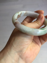 Load image into Gallery viewer, 57.6mm certificated Type A 100% Natural light green/red/purple/brown (FU LU SHOU) Jadeite Jade bangle Y164-7289