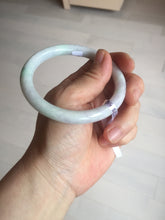 Load image into Gallery viewer, 58.5mm certified 100% natural type A light green/white/purple round cut jadeite jade bangle PC33-2675
