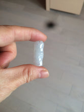 Load image into Gallery viewer, 100% Natural type A green/white/purple Jadeite Jade bamboo pendant group AC81