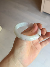 Load image into Gallery viewer, 51.5mm certified 100% natural type A icy watery light green/purple jadeite jade bangle BQ1-8154