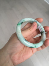 Load image into Gallery viewer, 58mm Certified Type A 100% Natural white/light purple/sunny green Jadeite Jade bangle BM65-5076