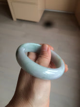 Load image into Gallery viewer, 56.2mm certified Type A 100% Natural green/purple chubby Jadeite Jade bangle AY73-5917