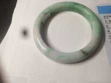 Load image into Gallery viewer, 60.5mm Certified Type A 100% Natural sunny green/white/brown Jadeite Jade bangle A109-5414