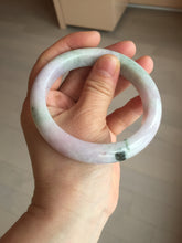 Load image into Gallery viewer, 59.5mm certified Type A 100% Natural light green sunny green red light purple Jadeite Jade bangle BF146-8461