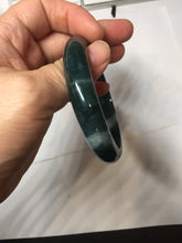 Load image into Gallery viewer, 58.9mm Certified Type A 100% Natural dark green/blue/gray/black Guatemala Jadeite bangle PJ134-1481