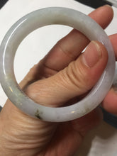 Load image into Gallery viewer, 51.5mm certified 100% natural type A icy watery light green/purple jadeite jade bangle BQ1-8154