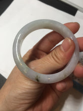 Load image into Gallery viewer, 51.5mm certified 100% natural type A icy watery light green/purple jadeite jade bangle BQ1-8154