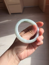 Load image into Gallery viewer, 53.2mm Certified Type A 100% Natural light green purple white Jadeite bangle PB291-3362