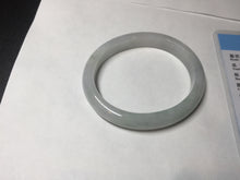 Load image into Gallery viewer, 51mm certified Type A 100% Natural green/purple/white oval Jadeite Jade bangle BM59-0262