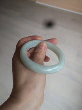 Load image into Gallery viewer, 55.5mm Certified 100% Natural type A light green Jadeite Jade bangle AX84-2843